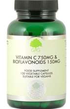 G&G Witamina C 750 mg z bioflawonoidami, 120 kapsułek