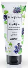 ANWEN maska do włosów średnioporowatych WINOGRONA I KERATYNA, 200 ml