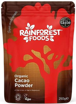 Rainforest Foods Kakao w proszku, 250 g