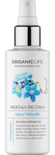 Organic Life Aqua Virtualle nawilżająca botaniczna mgiełka do ciała z niezapominajką i lukrecją, 150 g