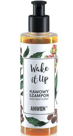 ANWEN szampon enzymatyczny na bazie kawy WAKE IT UP, 200 ml