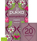 Pukka herbata Womankind dla Kobiety Żurawina Róża i Słodka Wanilia, 20 saszetek