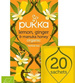 Pukka Lemon Ginger & Manuka Honey herbata z cytryną, imbirem i miodem Manuka, 20 saszetek