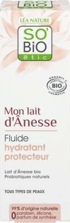 So Bio MLEKO OŚLE ochronny fluid nawilżający na dzień z mlekiem oślim i probiotykami 50 ml