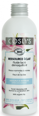 Coslys organiczne mleczko do demakijażu z ekstraktem z lilii bio do cery normalnej i mieszanej 200 ml