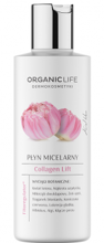 Organic Life Collagen Lift przeciwzmarszczkowy płyn micelarny do demakijażu twarzy z lotosem i żeń-szeniem, 200 g