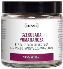 {iossi} - CZEKOLADA POMARAŃCZA. Rewitalizujaco-relaksująca maseczka z nasionami kakaowca, 120 ml