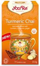 Yogi Tea Turmeric Chai złoty czaj z kurkumą, 17 sztuk