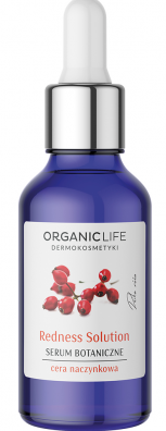 Organic Life Redness Solution serum botaniczne wzmacniające naczynka z czternastoma wyciągami roślinnymi, 30 g