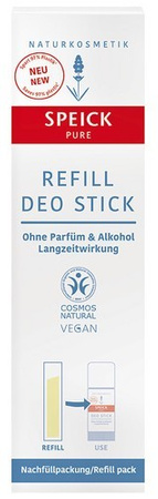 Speick Pure bezzapachowy dezodorant w sztyfcie bez alkoholu REFILL 40 ml