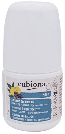 Eubiona Sensitive kremowy dezodorant roll on wiesiołkiem i olejem jojoba do skóry wrażliwej 50 ml