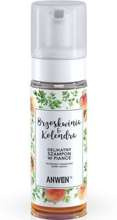 ANWEN szampon w piance BRZOSKWINIA I KOLENDRA do suchej i wrażliwej skóry głowy, 170 ml