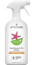 Attitude Eco Cleaner Kabina Pysznicowa spray do codziennego czyszczenia kabin prysznicowych Skórka Cytrynowa, 800 ml