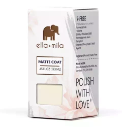 ella+mila Matte-Ly in Love matujący Top Coat do paznokci 13,3 ml