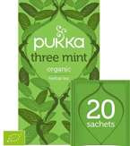 Pukka herbata Three Mint Trzy Mięty, 20 saszetek