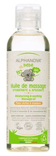 Alphanova Bebe delikatny, bezzapachowy olejek do masażu dla dzieci i niemowląt na bazie czterech olei naturalnych, 100 ml