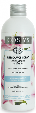 Coslys organiczny tonik z ekstraktem z lilii bio do cery normalnej i mieszanej 200 ml