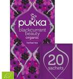 Pukka herbata Blackcurrant Beauty z porzeczką i ciemnym burakiem, 20 saszetek