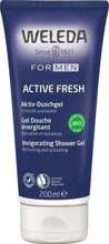 Weleda FOR MEN ACTIVE FRESH odświeżający żel pod prysznic dla mężczyzn z rozmarynem i werbeną 200 ml