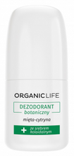 Organic Life dezodorant botaniczny o zapachu mięty i cytryny ze srebrem koloidalnym i lukrecją, 50 ml