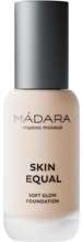 Madara SKIN EQUAL SOFT GLOW lekki, mineralny podkład do twarzy o formule lekko rozświetlającej PORCELAIN 10, 30 ml