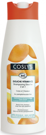 Coslys ultra delikatny szampon i żel pod prysznic 2 w 1 z grejpfrutem 750 ml