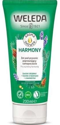 Weleda AROMA HARMONY kremowy żel pod prysznic JODŁA, LAWENDA 200 ml