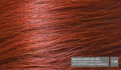 Naturigin farba do włosów Medium Blonde Deep Red 7.55 Średnia Blond Głęboka Czerwień