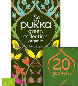 Pukka Green Collection zestaw pięciu herbat, 20 saszetek