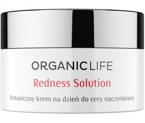 Organic Life Redness Solution botaniczny krem na dzień do cery naczynkowej z arniką górską kasztanowcem zwyczajnym, 50 g