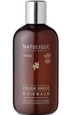 Natulique Colour Shield szampon do włosów farbowanych z miłorzębem japońskim i tymiankiem, 250 ml 