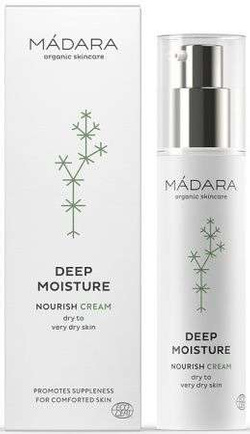 Madara Deep Moisture głęboko nawilżający krem odżywczy do cery suchej i bardzo suchej 50 ml