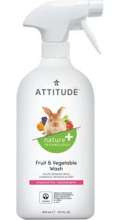 Attitude Eco Cleaner płyn do mycia owoców i warzyw w sprayu, 800 ml