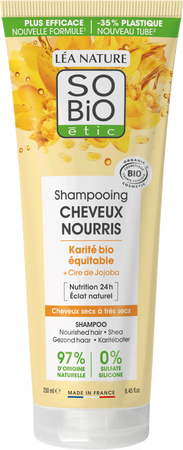 SO BiO kremowy szampon regeneracyjny z masłem Karite do włosów zniszczonych 250 ml