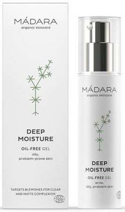 Madara Deep Moisture żel głęboko nawilżający do cery tłustej i mieszanej, 50 ml