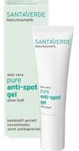 Santaverde Pure Anti Spot Gel bezzapachowy punktowy żel SOS na pryszcze z sokiem z bio aloesu, ekstraktem z bratka i kwasem salicylowym z kory wierzby 10 ml