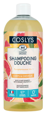 Coslys ultra delikatny szampon i żel pod prysznic 2 w 1 z grejpfrutem 1 l