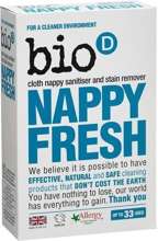 BIO-D Nappy Fresh antybakteryjny proszek dodatek do prania pieluch 500 g
