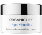 Organic Life Aqua Virtualle nawilżający botaniczny krem do twarzy na noc z niezapominajką i lukrecją, 50 g