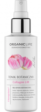 Organic Life Collagen Lift przeciwzmarszczkowy tonik do twarzy z lotosem i wąkrotką azjatycką, 150 g