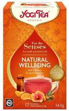 Yogi Tea For The Senses Natural Wellbeing z hibiskusem, rokitnikiem i olejkiem mandarynkowym 17 sztuk