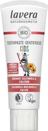 Lavera truskawkowa pasta do zębów dla dzieci bez fluoru z bio nagietkiem i wapniem 75 ml