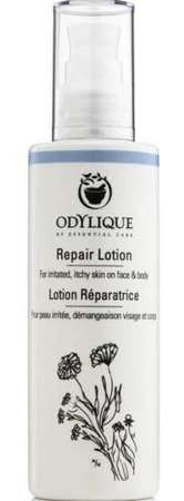 Odylique by Essential Care organiczny lotion naprawczy Pierwsza Pomoc do twarzy i ciała dla skóry suchej, podrażnionej i swędzącej, 60 ml