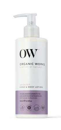 Organic Works organiczny kojący balsam nawilżający do ciała i rąk Lawenda 300 ml