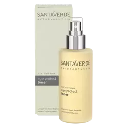 Santaverde Age Protect antyoksydacyjny tonik nawilżający o działaniu przeciwstarzeniowym z sokiem z bio aloesu i nektarem z kwiatów bio aloesu 100 ml