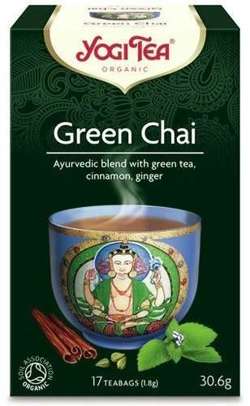 Yogi Tea Green Chai zielony czaj, 17 sztuk