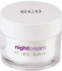 eco cosmetics Eco Night przeciwstarzeniowy krem na noc z OPC, koenzymem Q10 i kwasem hialuronowym 50 ml