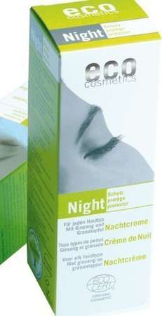 eco cosmetics naturals Night krem odżywczy do twarzy na noc z żeń-szeniem i owocem granatu 50 ml